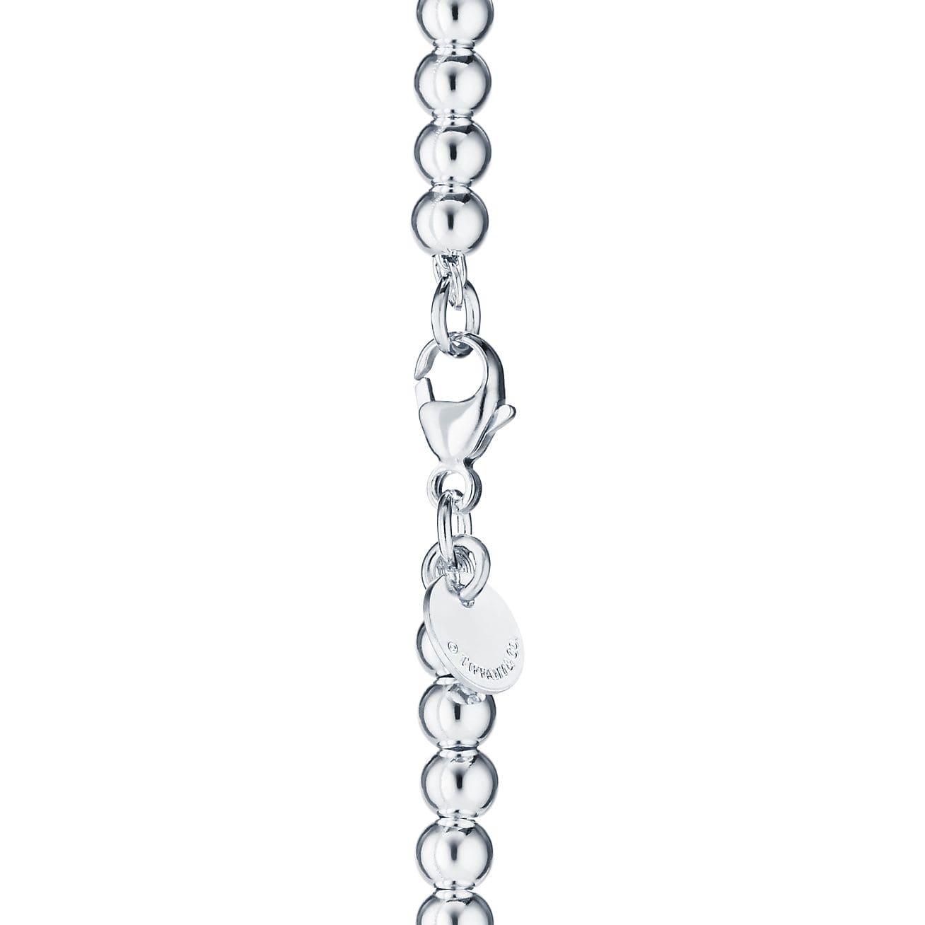 18K Return to Tiffany Pink Heart Tag Bead Bracelet