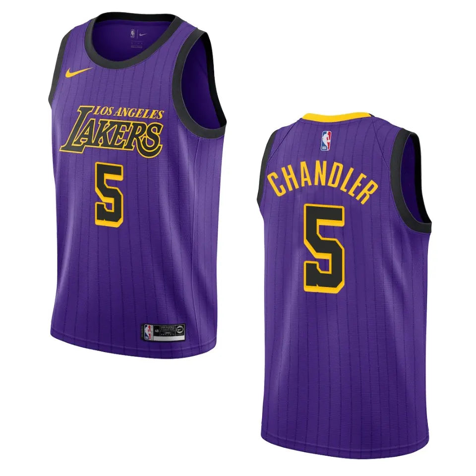 Chandler #5 Lakers Purple Jersey