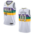 Pelicans NOLA White Custom Jersey