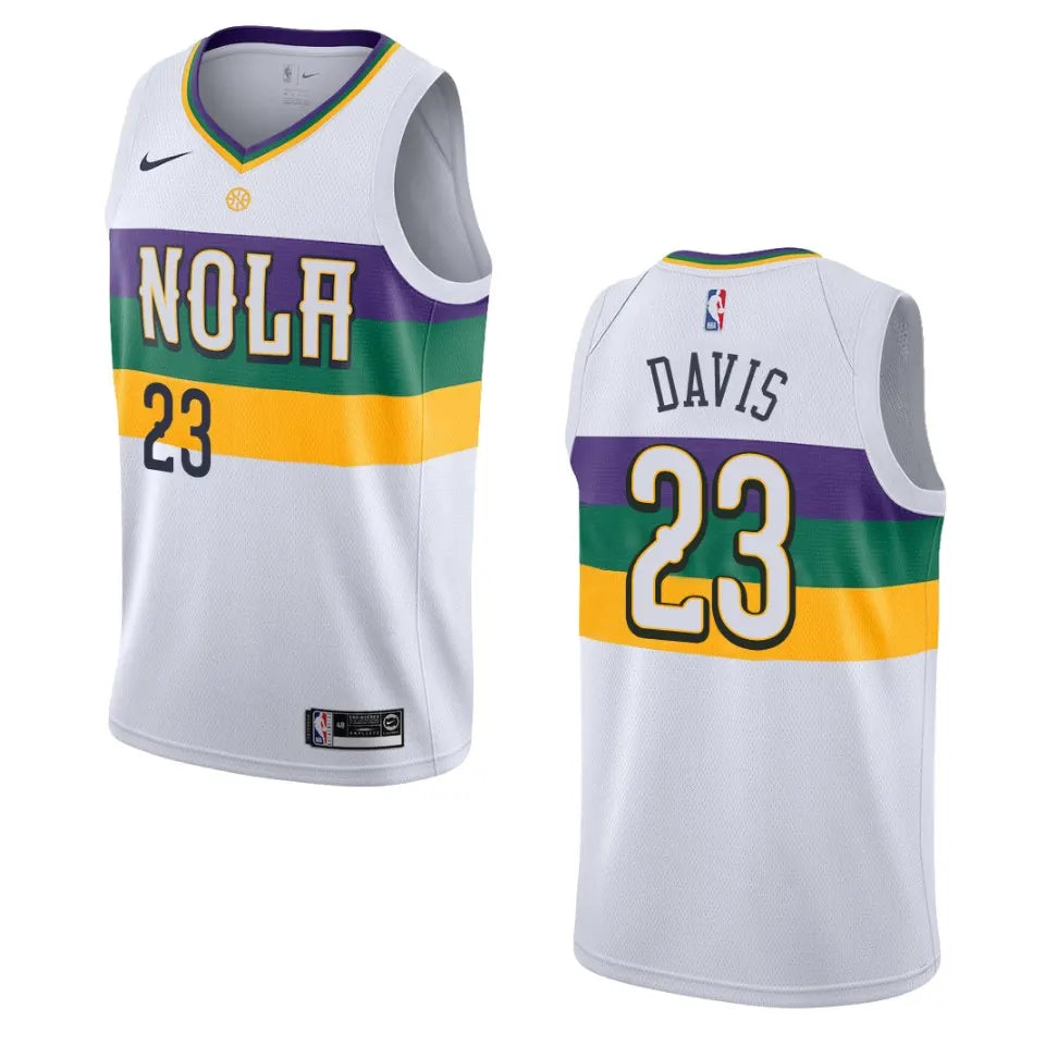 Nike Davis Pelicans White Jersey