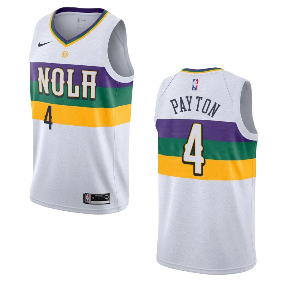 Nike Payton Pelicans White Jersey