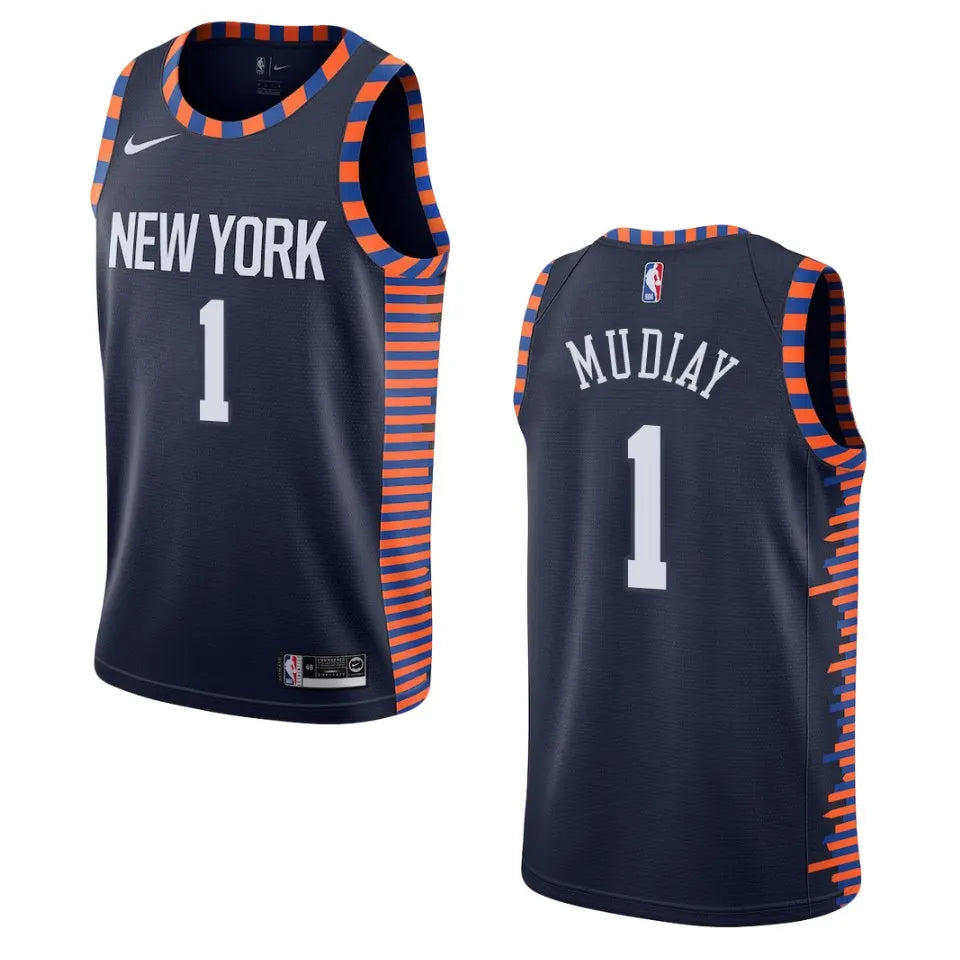 Mudiay #1 Knicks Navy Jersey