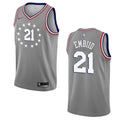 Embiid 76ers Gray Jersey