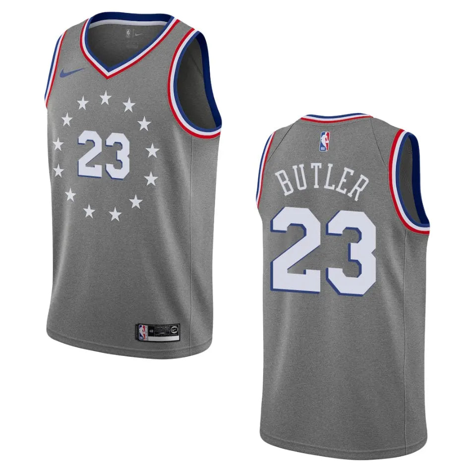 Nike Butler 76ers Gray Jersey