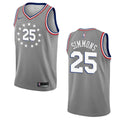 nike Simmons 76ers Gray Jersey