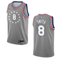 Nike Smith 76ers Gray Jersey