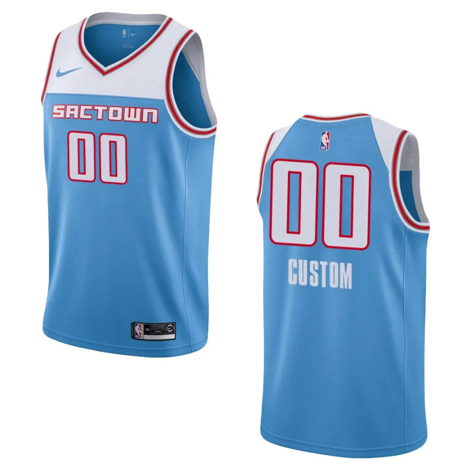 Kings Light Blue Custom Jersey