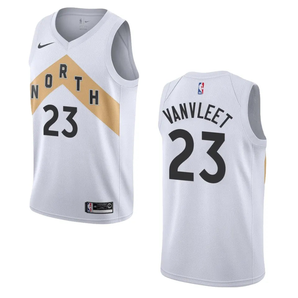 icon Nike VanVleet Raptors White Jersey