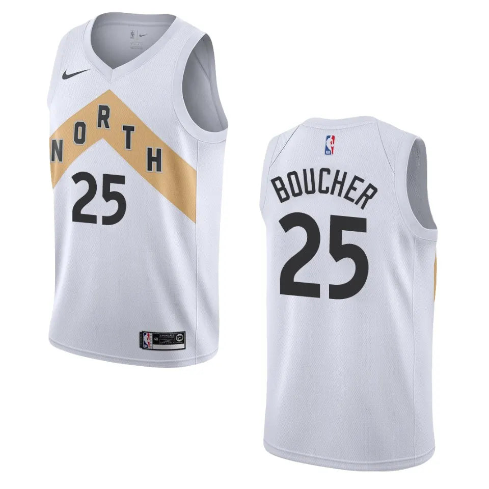Boucher Raptors White Jersey