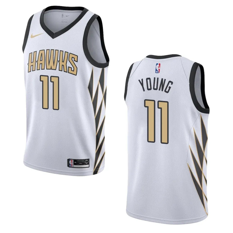 icon Nike Young Hawks White Jersey