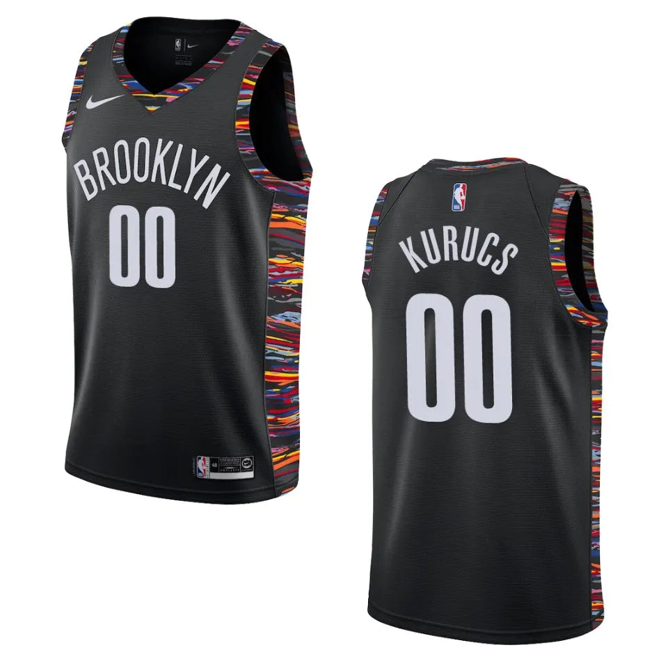 nike Kurucs Nets Black Jersey