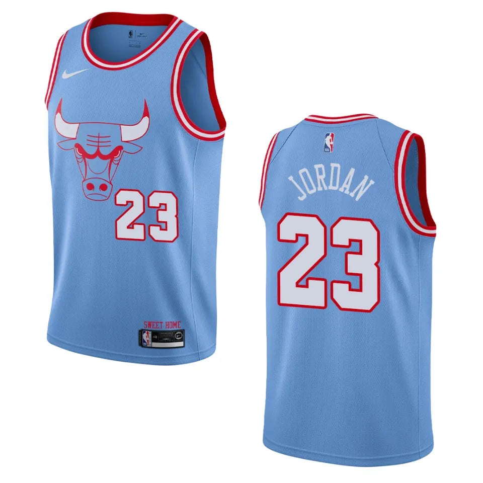 nike Jordan Bulls Light Blue Jersey