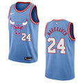 nike Markkanen Bulls Light Blue Jersey