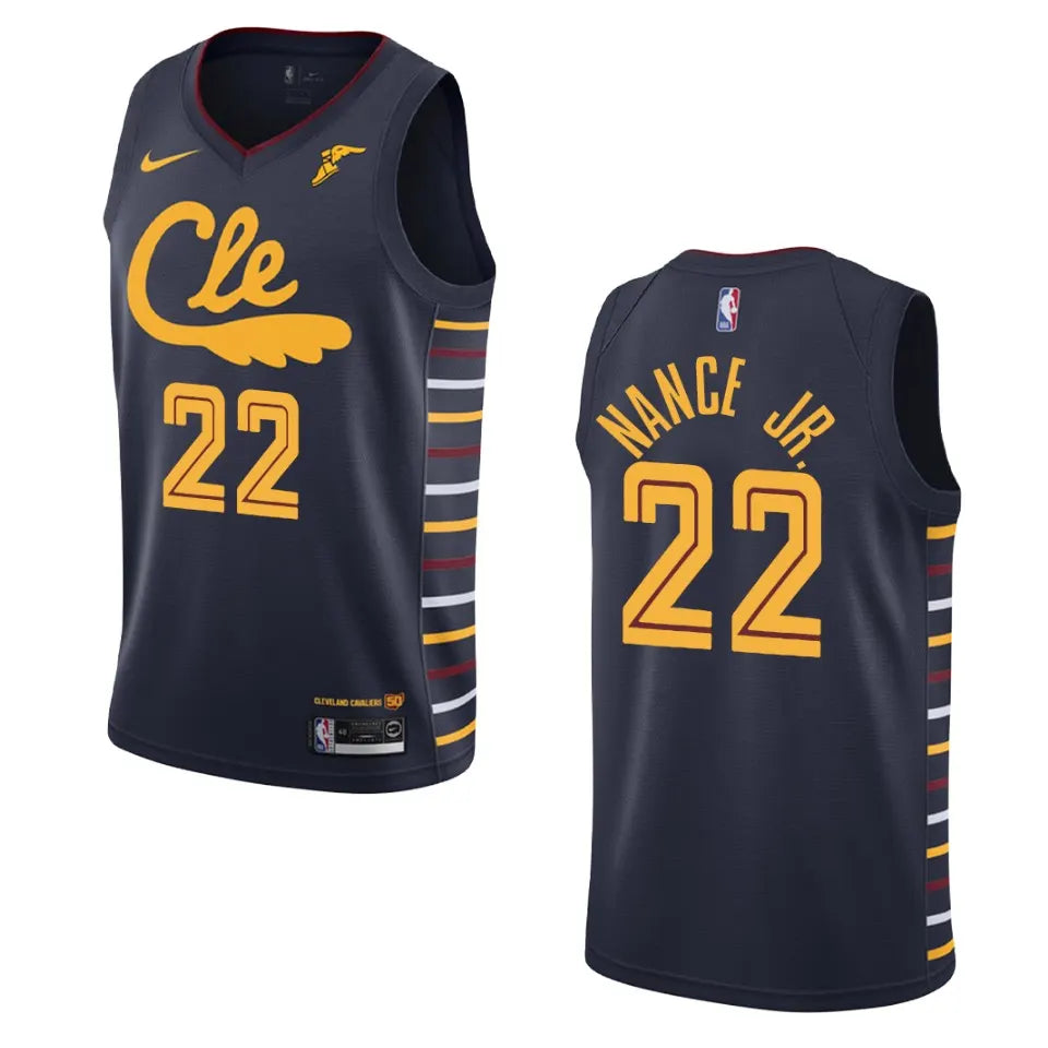 Nike Nance Jr. Cavaliers Navy Jersey
