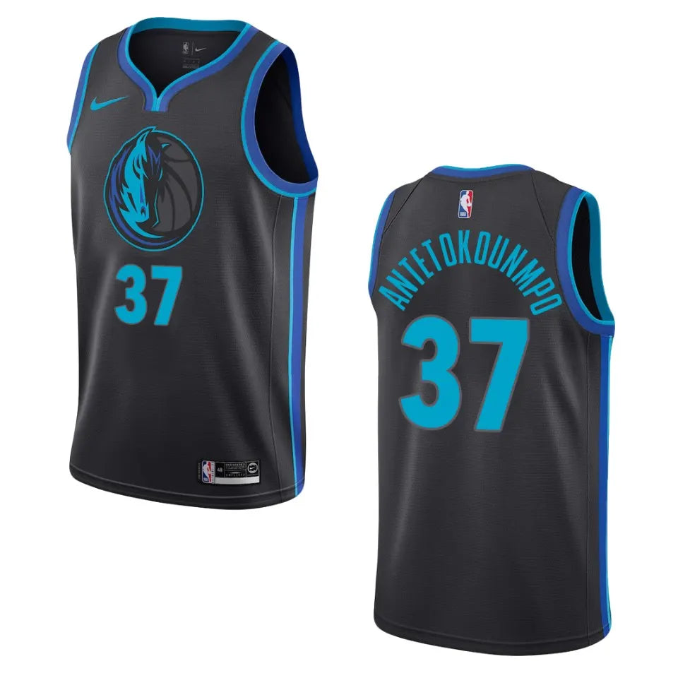 nike Antetokounmpo Mavericks Black Jersey