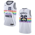 Beasley Nuggets White Jersey nike