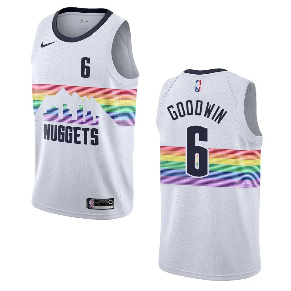 Goodwin Nuggets White Jersey