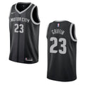 Griffin Pistons Black Jersey nike