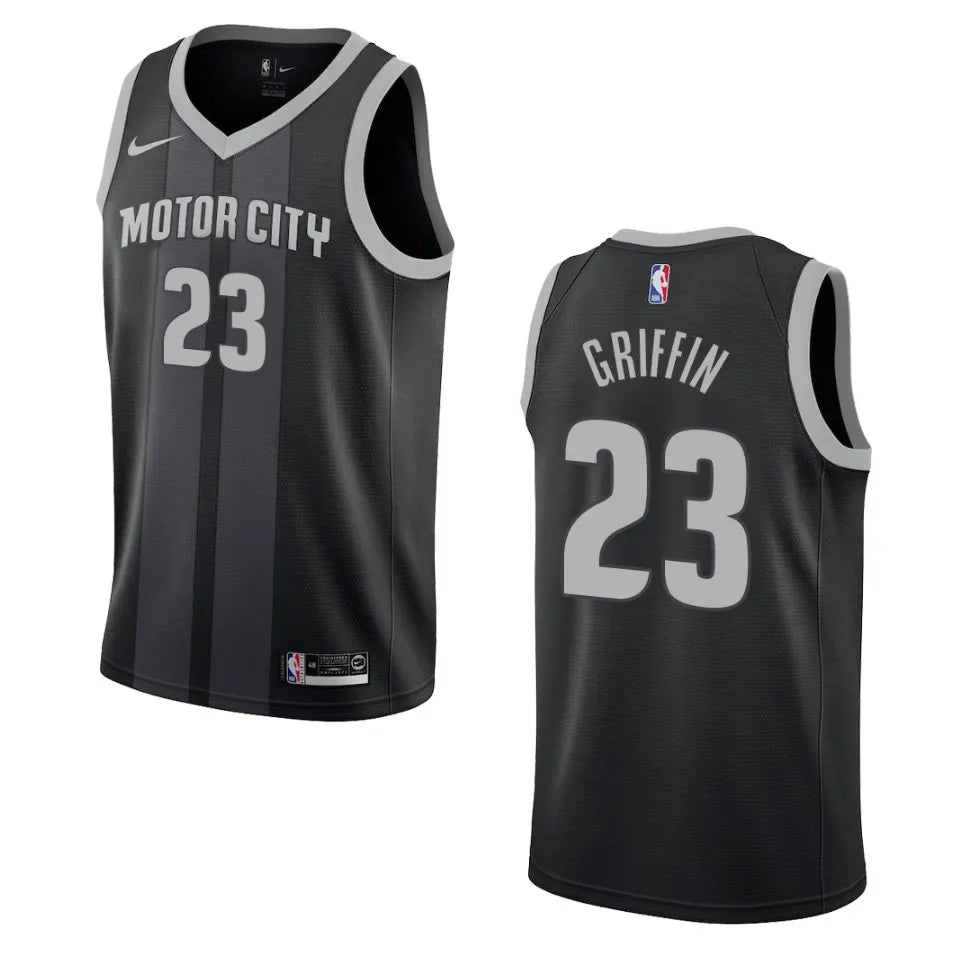 Griffin Pistons Black Jersey nike