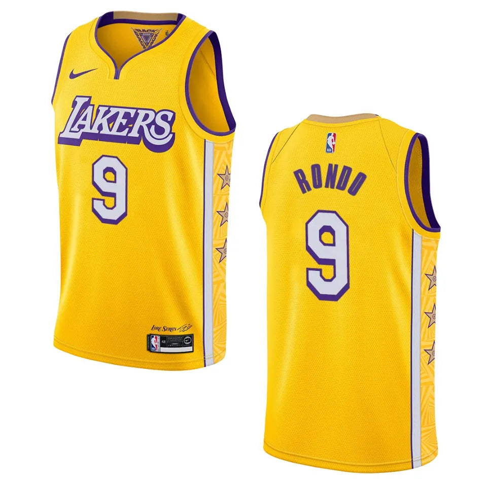 Rondo Lakers Gold Jersey nike