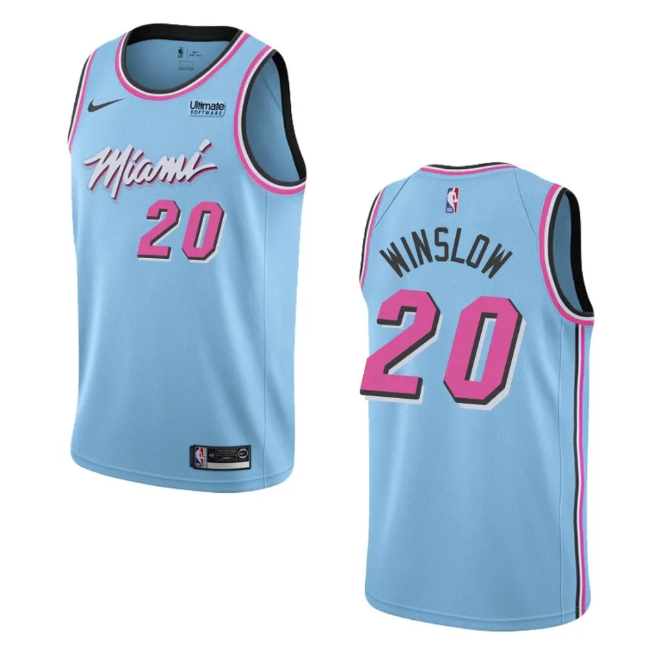 Winslow Miami Heat Blue Jersey