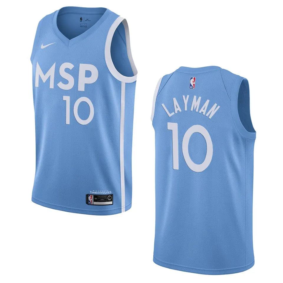 Layman Timberwolves Blue Jersey