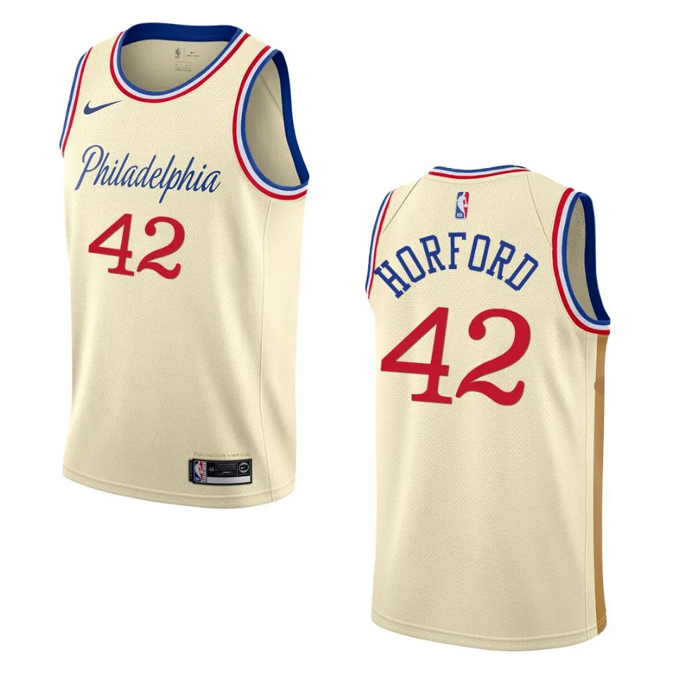 Horford 76ers Cream Jersey