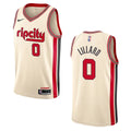 Lillard Blazers Cream Jersey