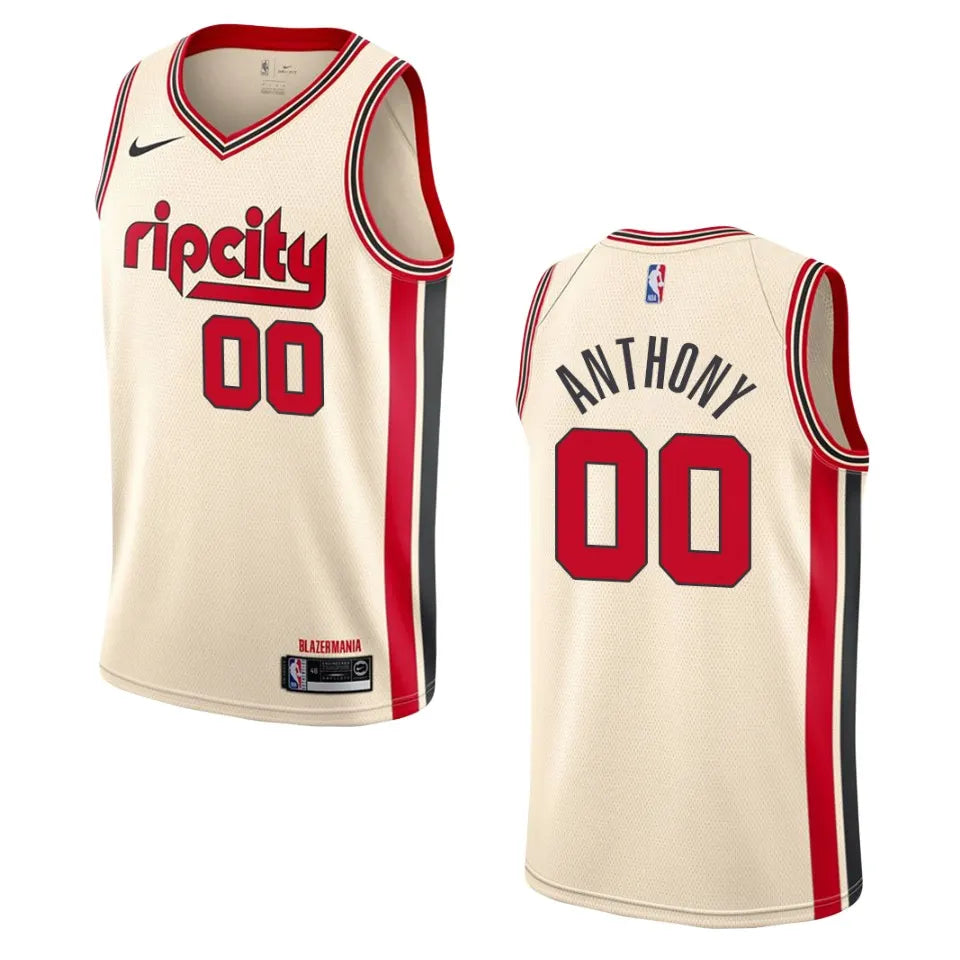 Nike Anthony Blazers Cream Jersey