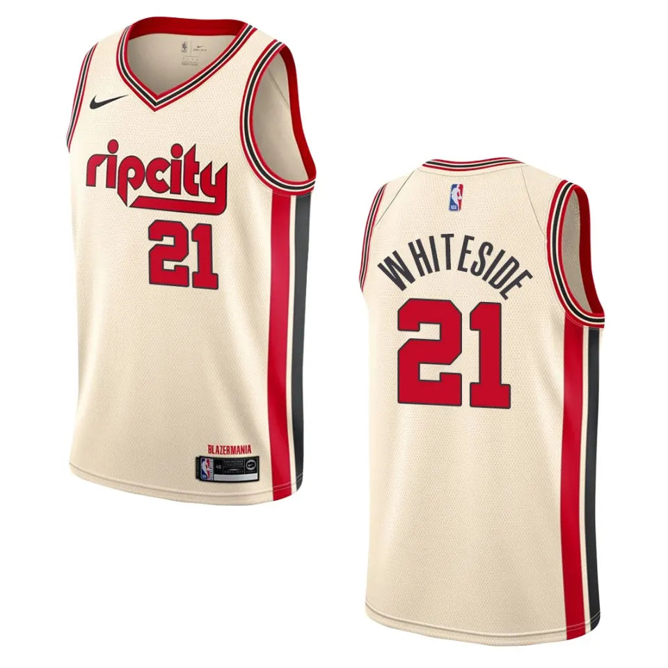 nike Whiteside Blazers Cream Jersey