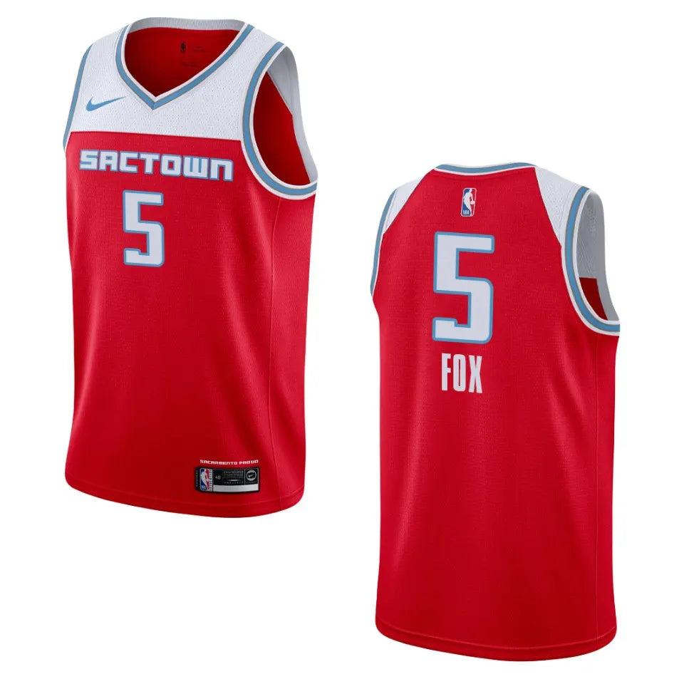Fox #5 Kings Red Jersey