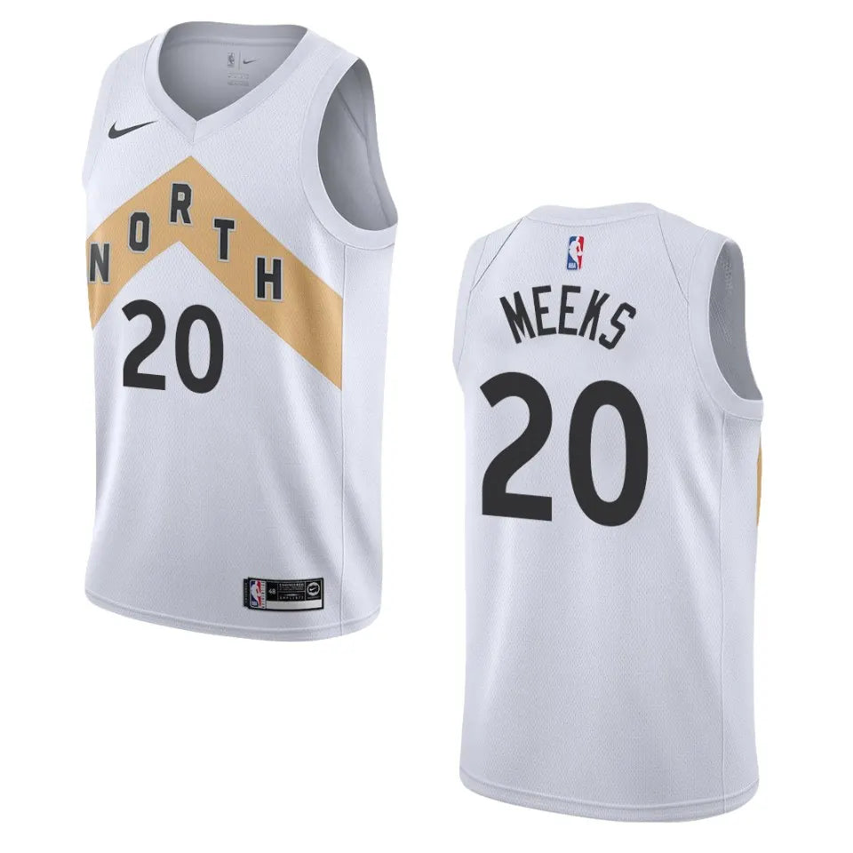 Meeks Raptors White Jersey