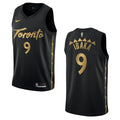 nike city Ibaka Raptors Black Jersey
