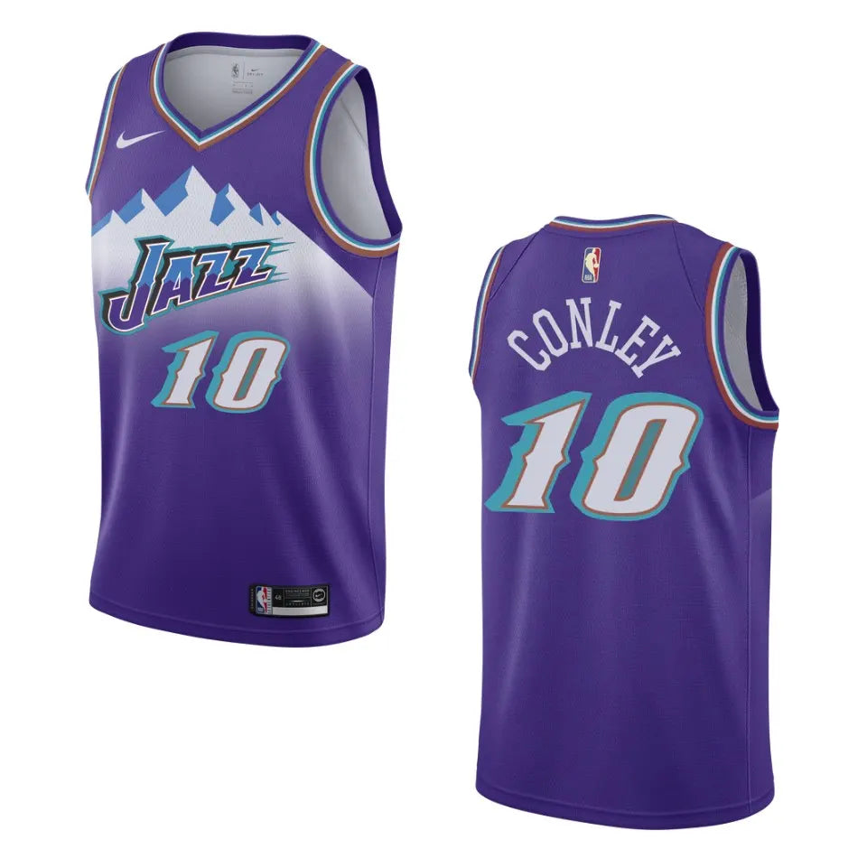 nike Conley Jazz Purple Jersey