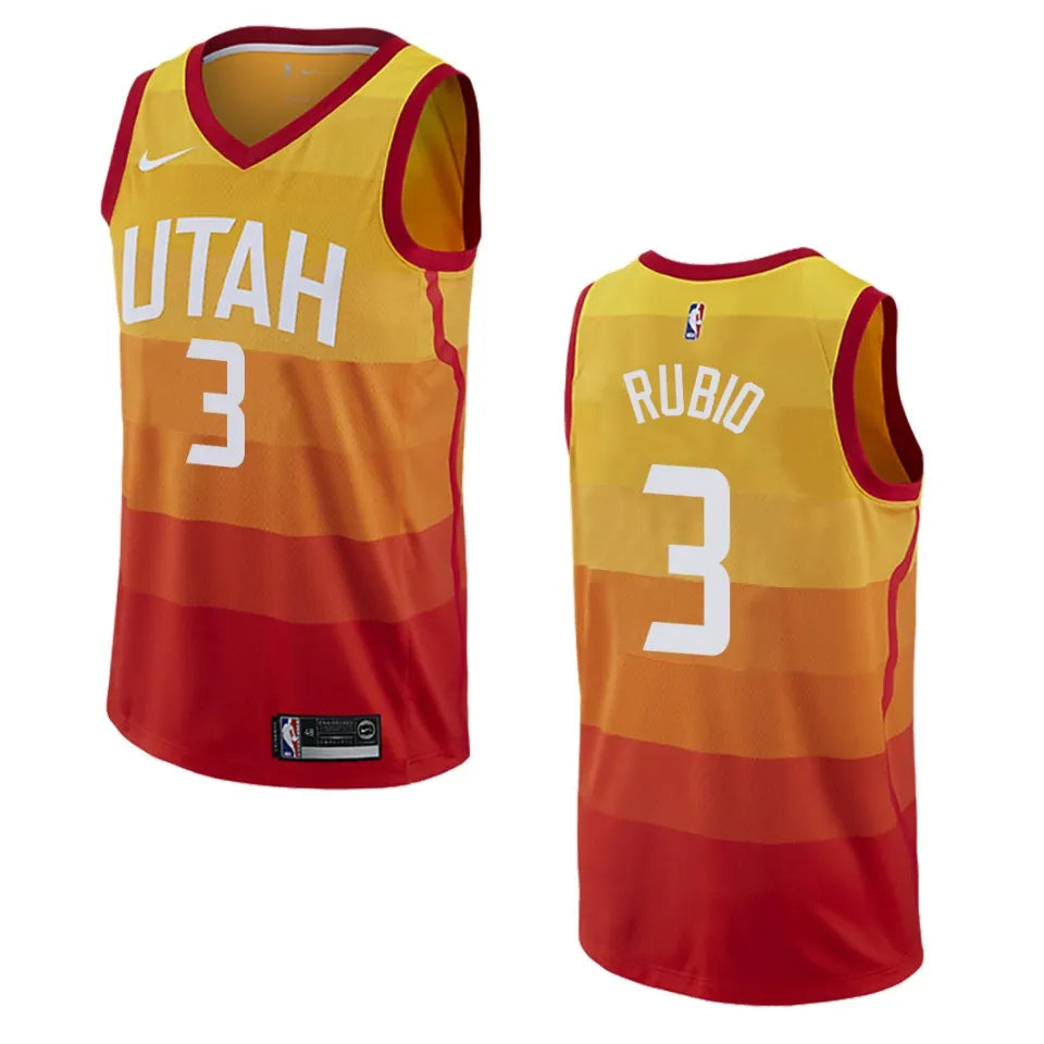Rubio Utah Jazz Sunset Jersey