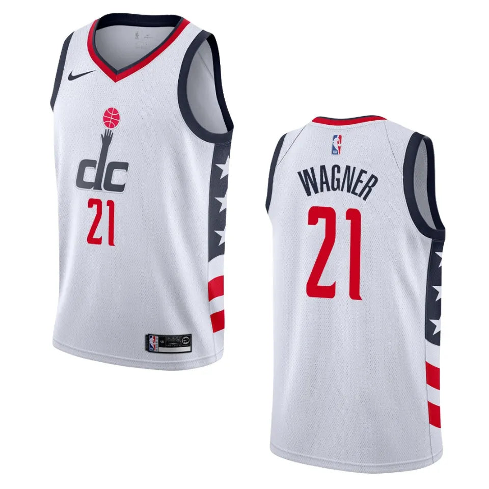 nike Wagner Wizards White Jersey