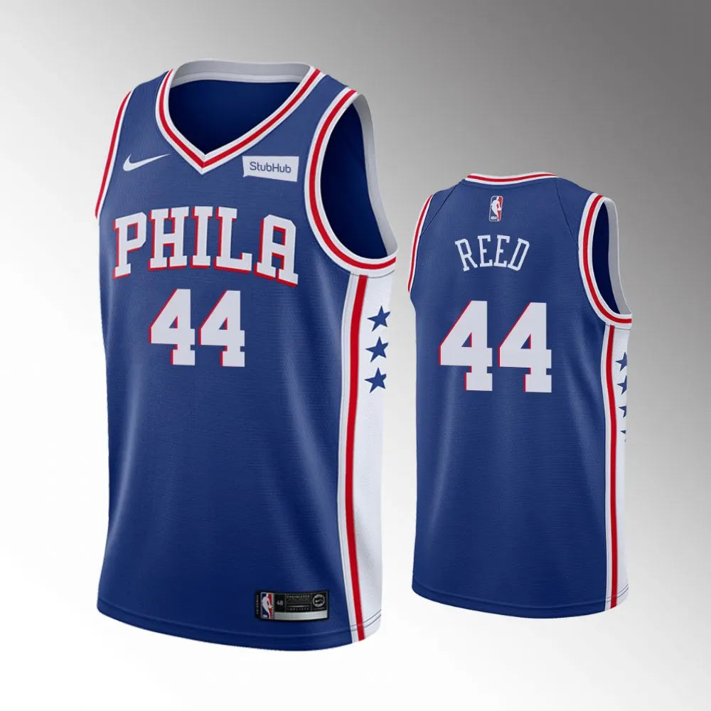 Reed #44 76ers Blue Jersey