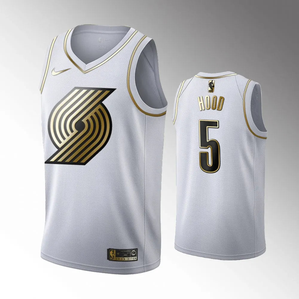 nike Hood Blazers White Jersey