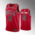 Nike Williams #9 Bulls Red Jersey