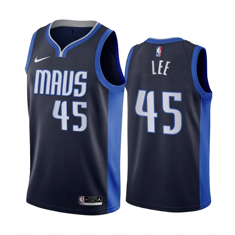 Mavs Lee #45 Navy Jersey
