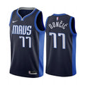 nike icon Doncic Mavericks Navy Jersey
