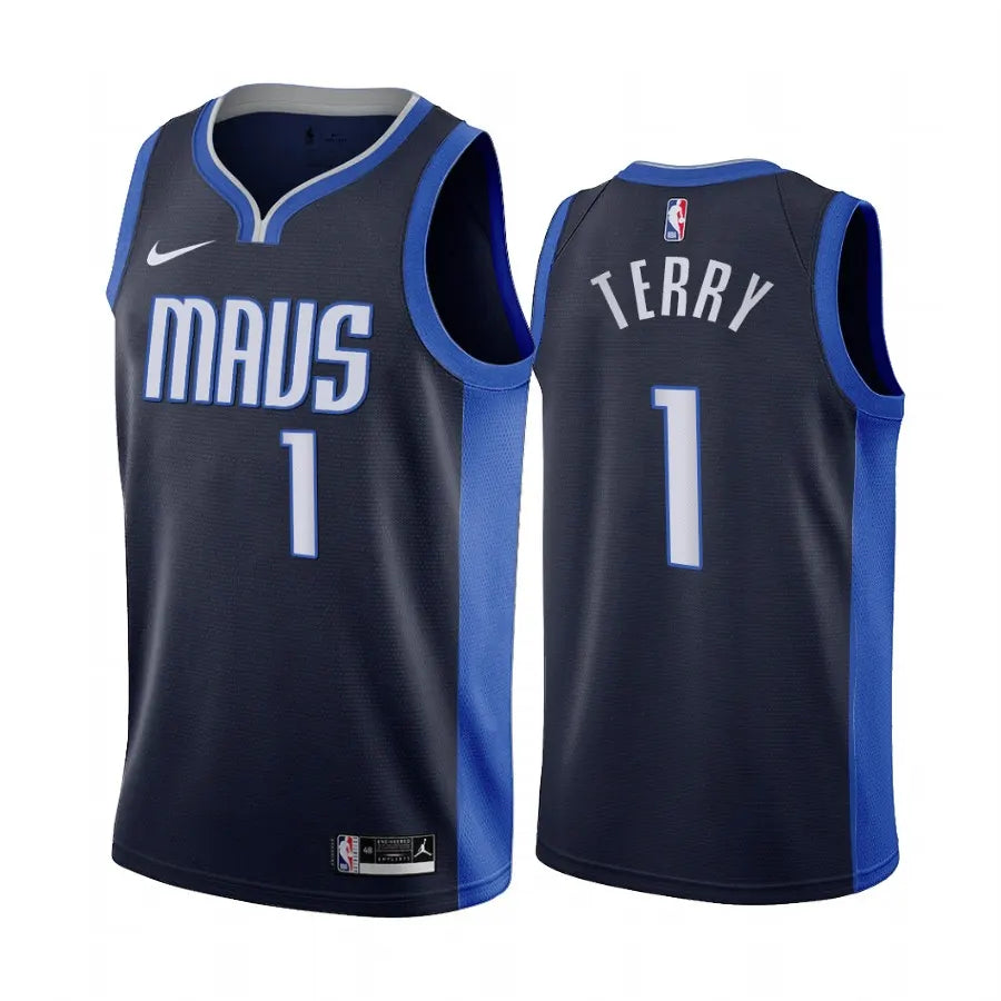 Terry #1 Mavs Navy Jersey