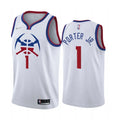 nike Porter Jr. Nuggets White Jersey