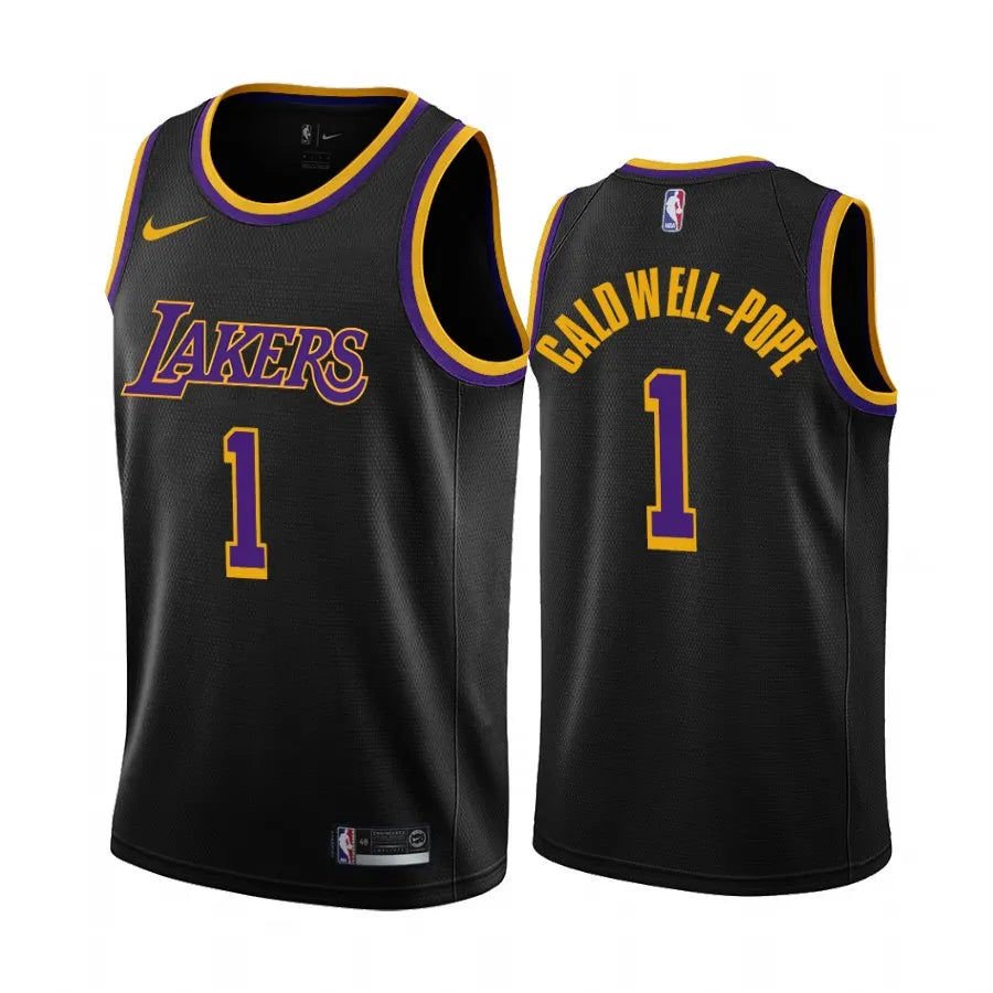 nike icon Caldwell-Pope Lakers Black Jersey