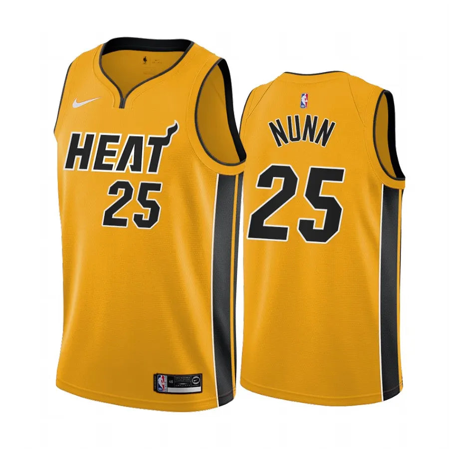 Nunn Miami Heat Gold Jersey