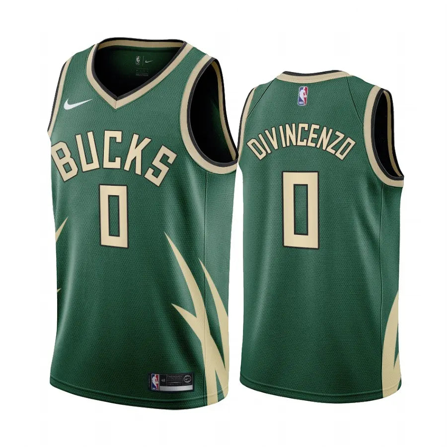nike icon Divincenzo Bucks Green Jersey