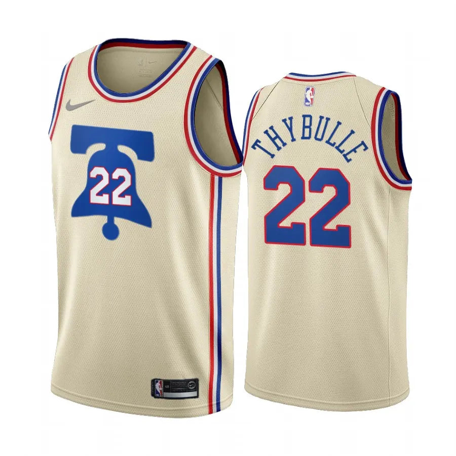 Thybulle #22 76ers Cream Jersey