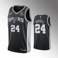 Spurs Vassell Black Jersey