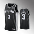 Spurs Johnson Black Jersey nike