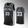 nike Spurs Jones Black Jersey